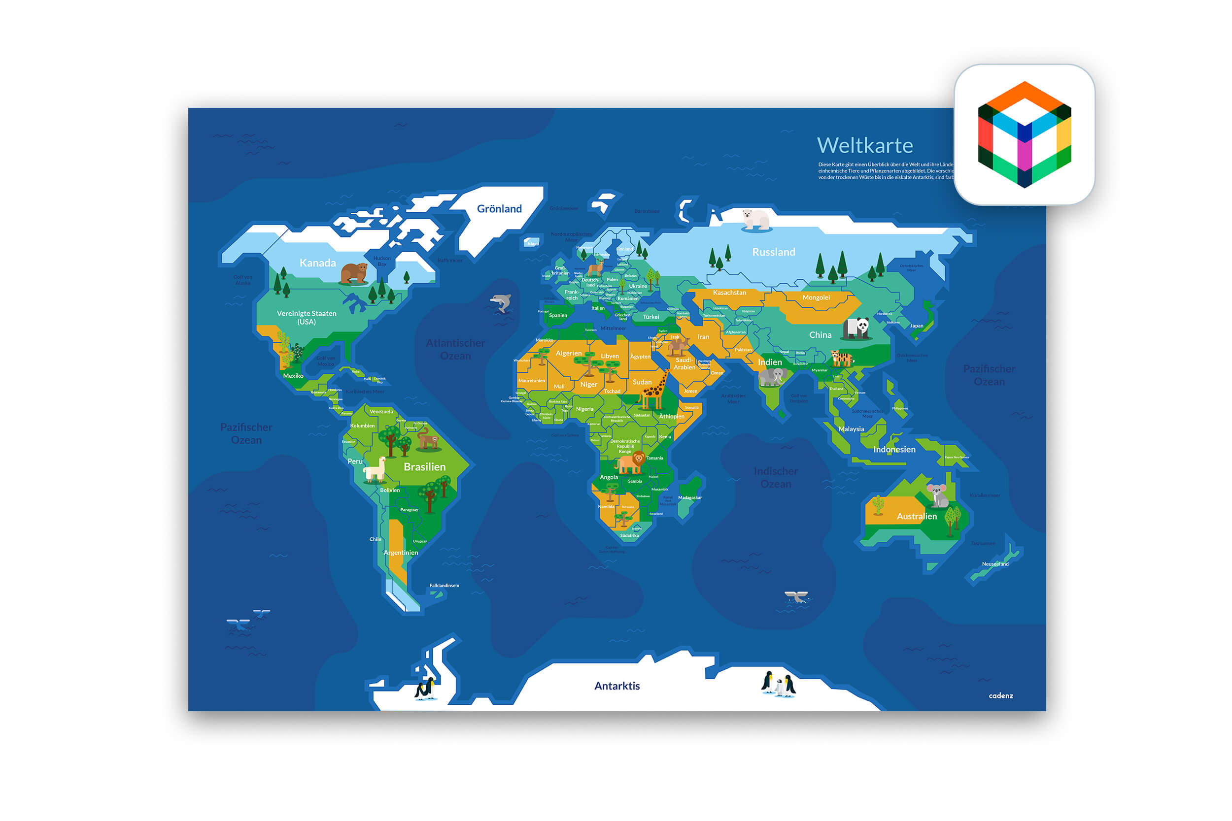 Weltkarte (AR für iOS)