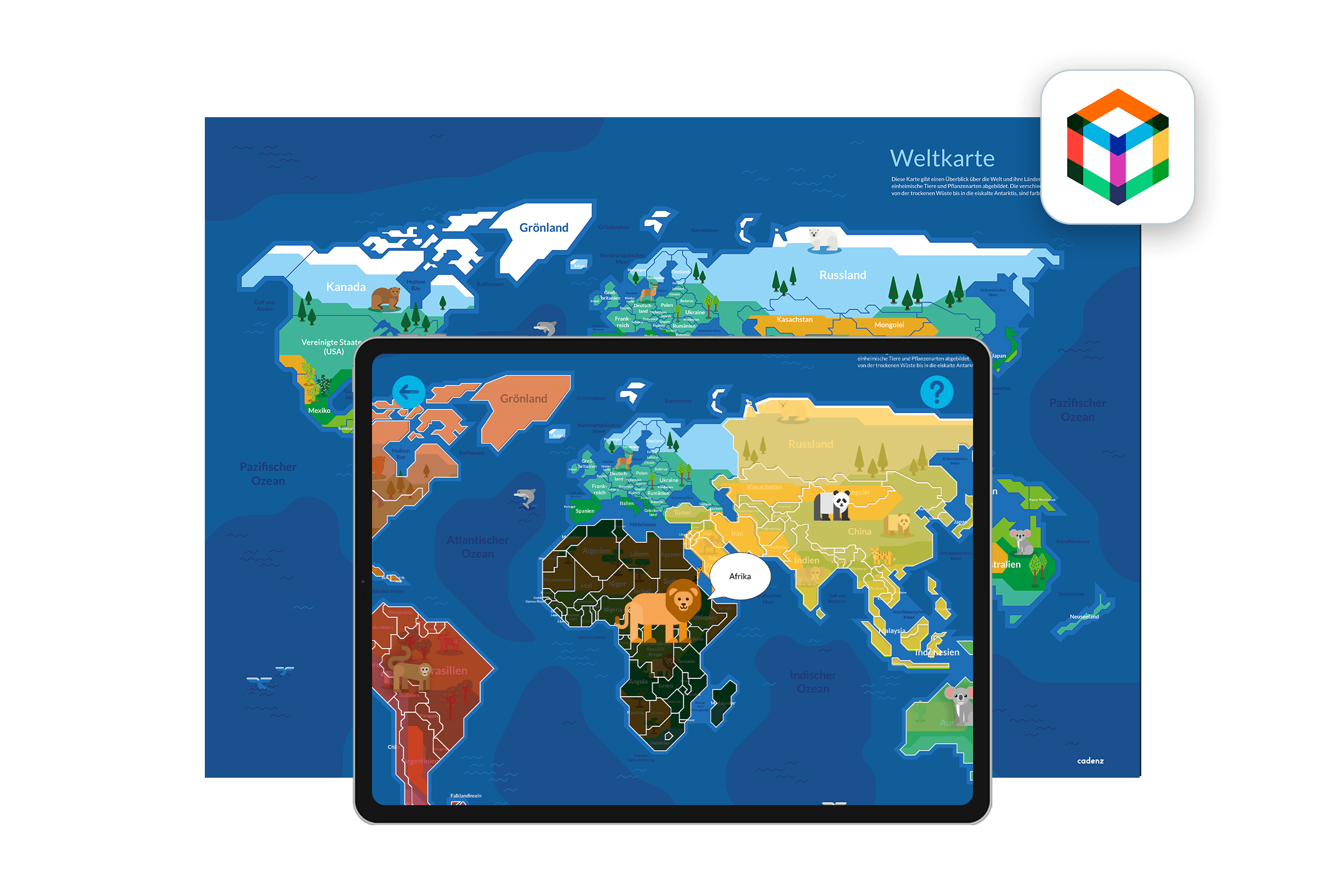 Weltkarte (AR für iOS)
