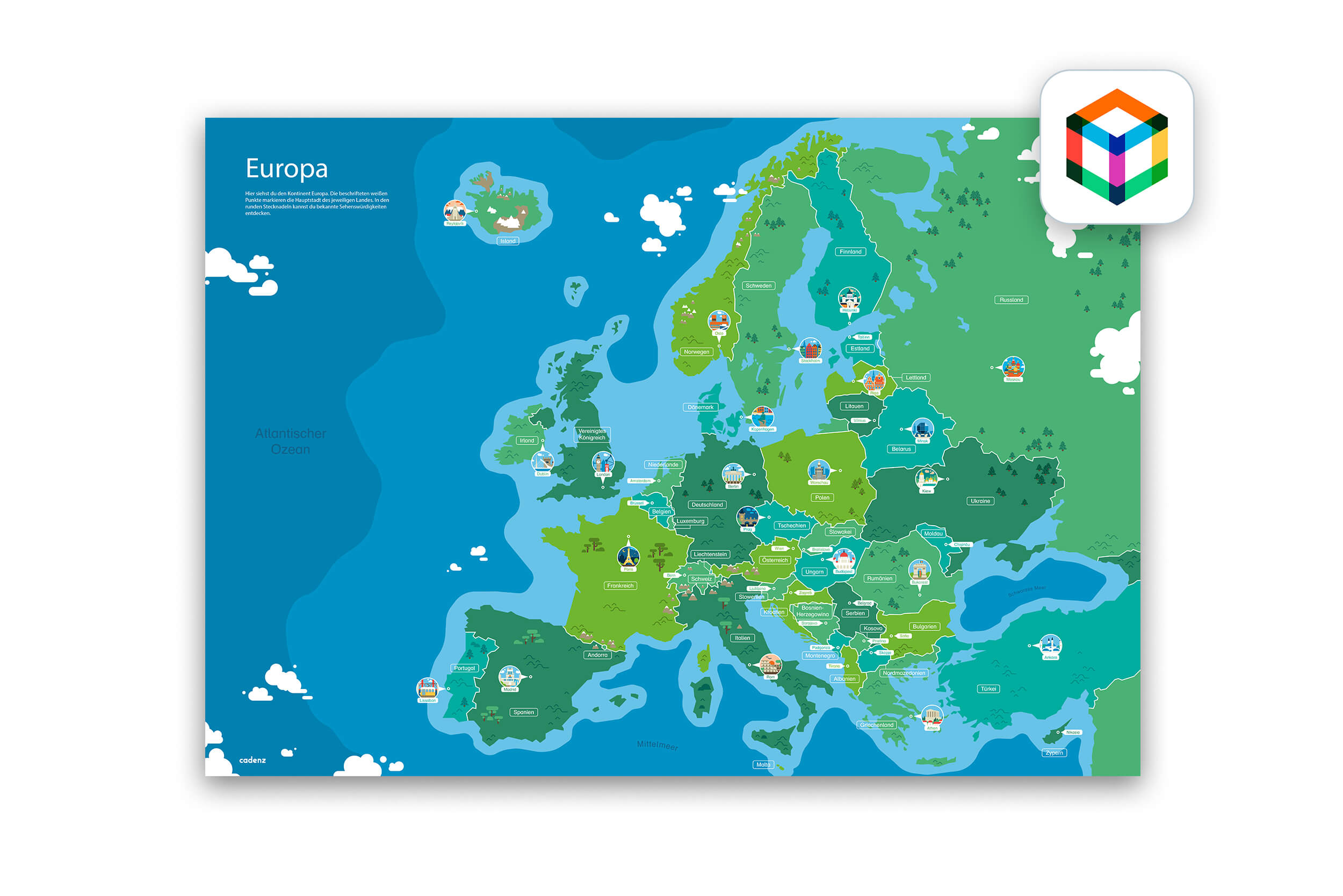 Europakarte (AR)